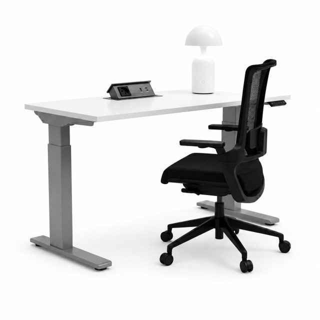 KIT HOME OFFICE MESA + CADEIRA + LUMINARIA