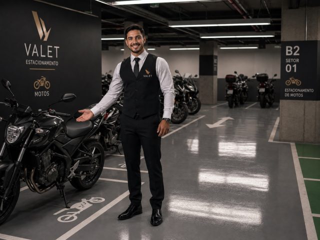 Vaga estacionamento moto
